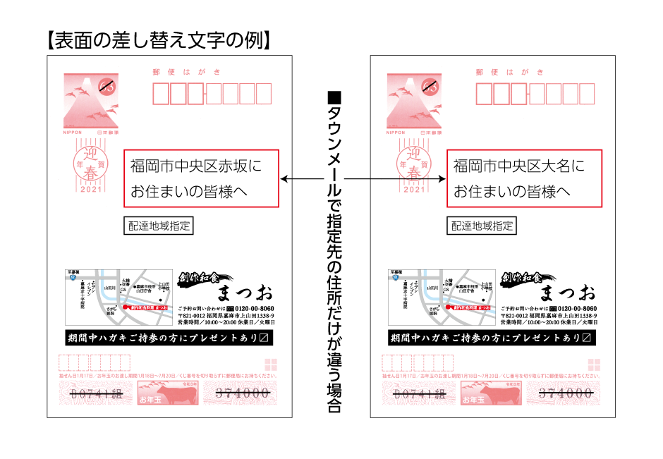 黒（スミ）版差し替え印刷