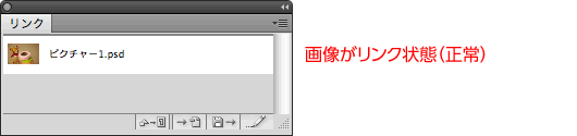 画像がリンク状態（正常）